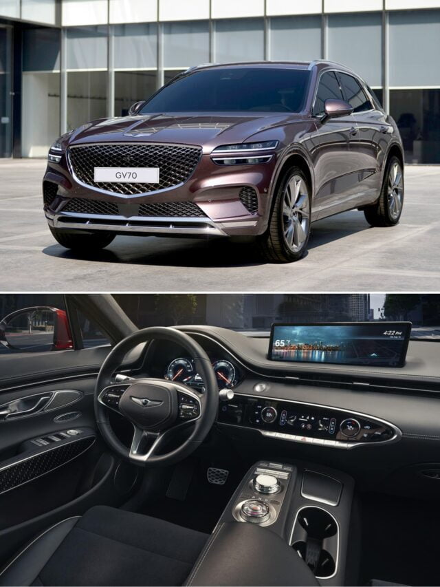 What types of engines are offered for the 2023 Genesis GV70?